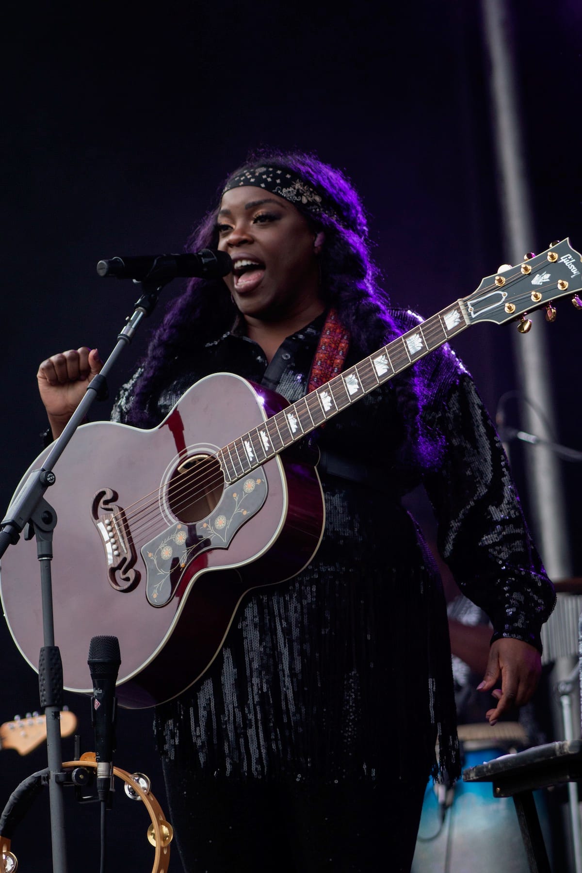 Yola onstage