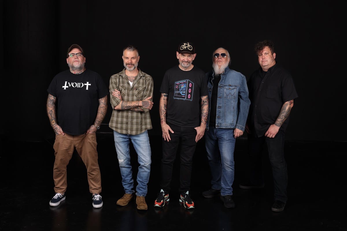 Group photo of the five members of Lucero