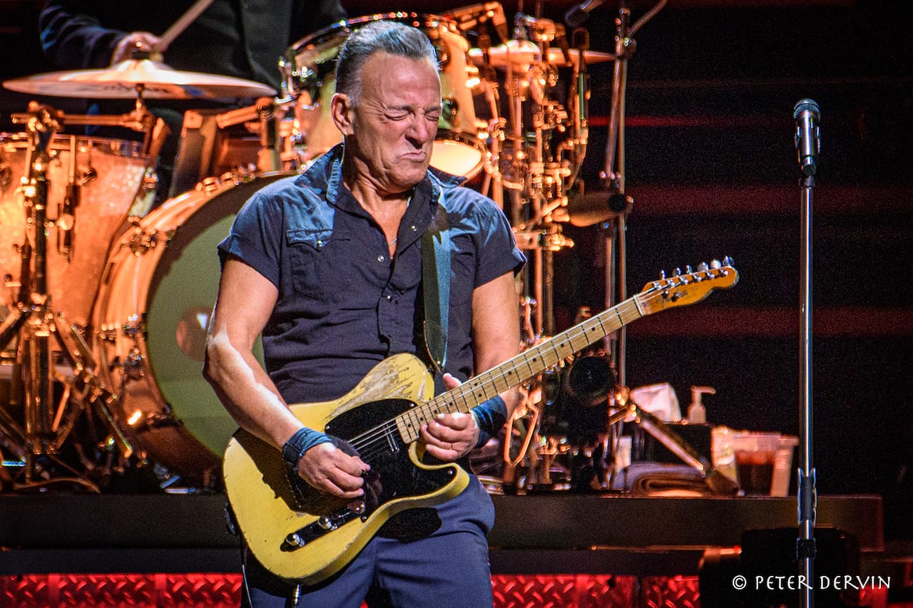 Bruce Springsteen on stage