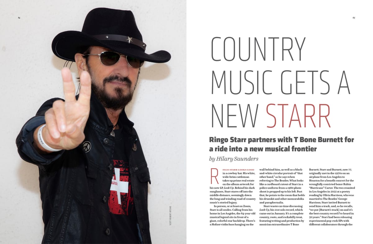 Country Music Gets a New Starr: Ringer Starr Partners with T Bone Burnett for a Ride Into a New Musical Frontier