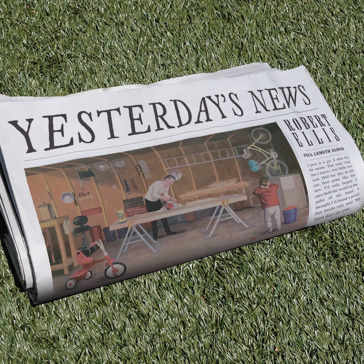 ALBUM REVIEW: Robert Ellis Makes the Most of Minimal for ‘Yesterday’s News’