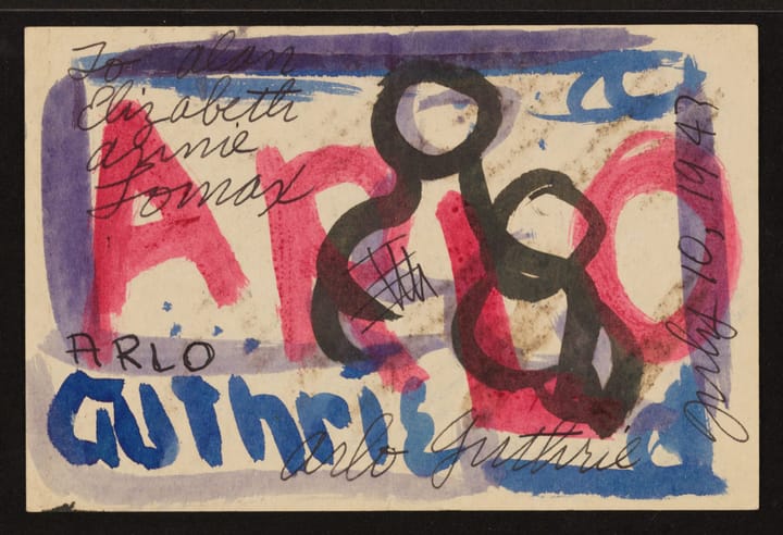 ROOTS IN THE ARCHIVE: The Arlo Guthrie Birth Announcement