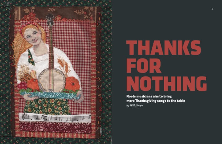JOURNAL EXCERPT: Roots Musicians Aim to Bring More Thanksgiving Songs to the Table